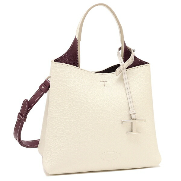 TOD'S（トッズ） ハンドバッグ ショルダーバッグ ロゴ Tチャーム