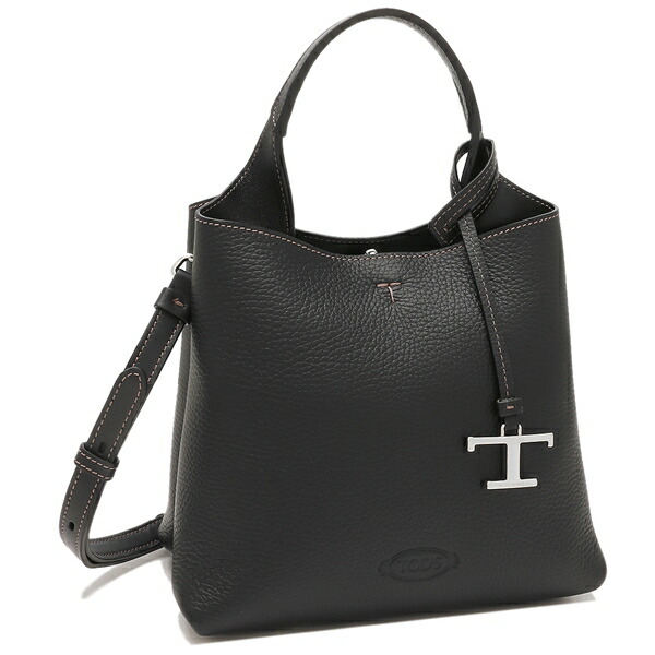 新品 ハンドバッグ ショルダーバッグ t TOD'S（トッズ） ハンドバッグ ショルダーバッグ ロゴ Tチャーム