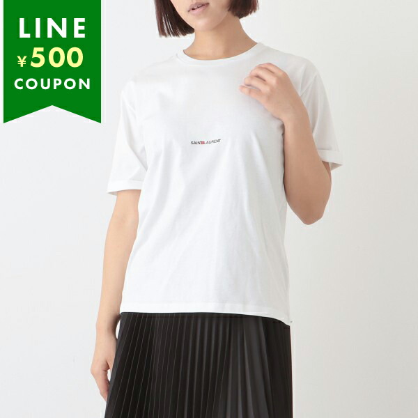 Tシャツ・カットソー Saint Laurent SS25 TSHIRT CLASSIC (460876YB2DQ 9000) SAINT LAURENT サンローランパリ Tシャツ トップス ロゴ