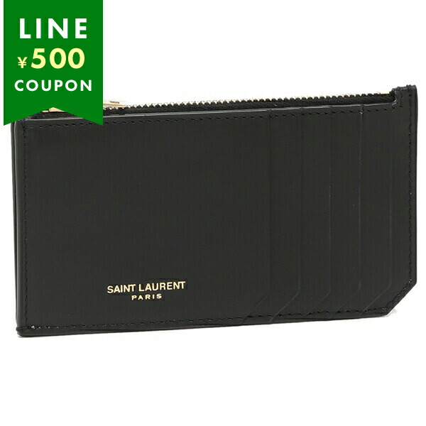 サンローランパリ カードケース フラグメントケース ケース ブラック レディース SAINT LAURENT PARIS 631992 2R20J 1000 SAINT LAURENT サンローランパリ カードケース フラグメントケース