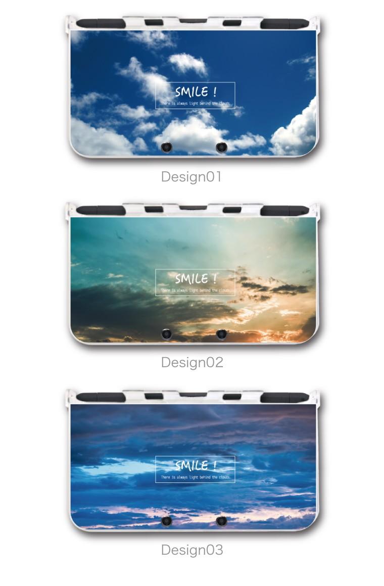 new3DS LL カバー ケース new 3DSLL 2DS 3DS 空 スカイ SKY