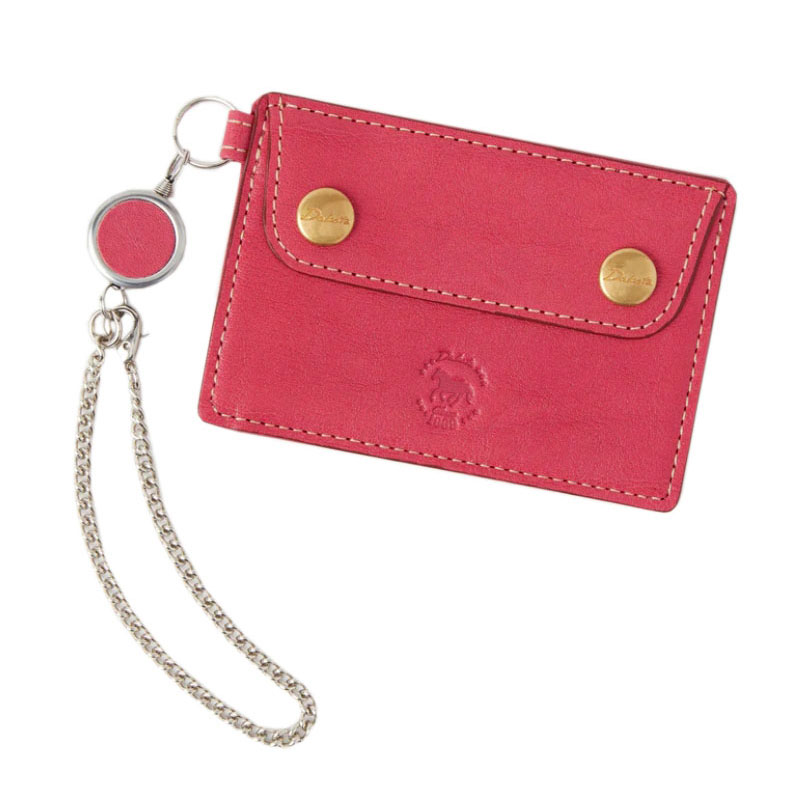 ダコタ Dakota リール付きパスケース ヴィタミーナ 0031903  薄型財布 薄型 折り財布 コンパクト 小銭入れ イタリアンレザー ビタミンカラー 正規品 | Dakota | 01