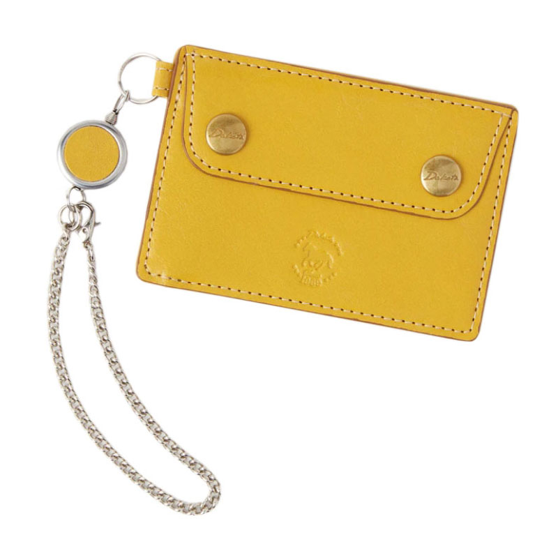 ダコタ Dakota リール付きパスケース ヴィタミーナ 0031903  薄型財布 薄型 折り財布 コンパクト 小銭入れ イタリアンレザー ビタミンカラー 正規品 | Dakota | 03