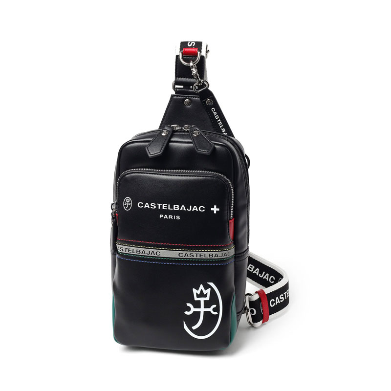 カステルバジャック CASTELBAJAC ボディバッグ ワンショルダーバッグ Charles シャアル 052911 斜め掛け 肩掛け B5 ポリウレタン合皮 家紋 | CASTELBAJAC | 01