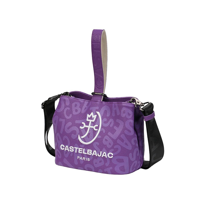 カステルバジャック CASTELBAJAC 2WAY 巾着ポーチ クレール 062201 斜め掛け 肩掛け 手提げ ミニバッグ 合皮 PU カラバリ トーントーン 家紋 | CASTELBAJAC | 05
