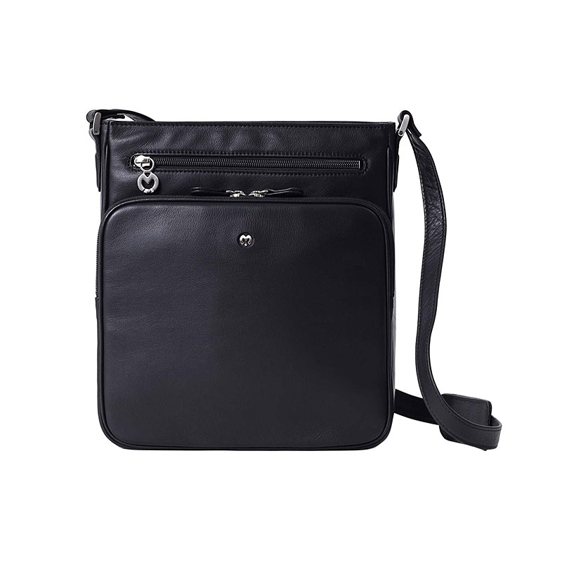 mila schon（ミラショーン） レザーショルダーバッグ B5 縦型 日本製