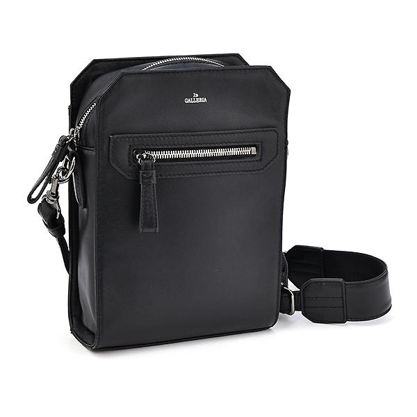 青木鞄/la GALLERIA】ラ・ガレリア レザーショルダーバッグ