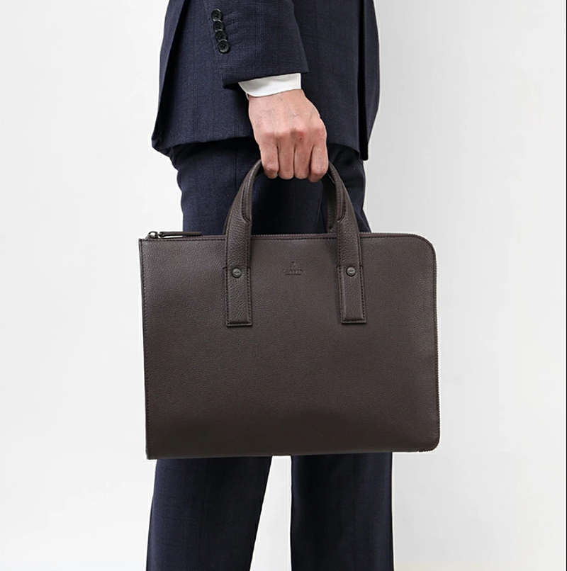 新品　LANVIN COLLECTION 日本製 牛革 ビジネストートバッグ　併 LANVIN COLLECTION ランバン コレクション ビジネスバッグ メンズ 50代