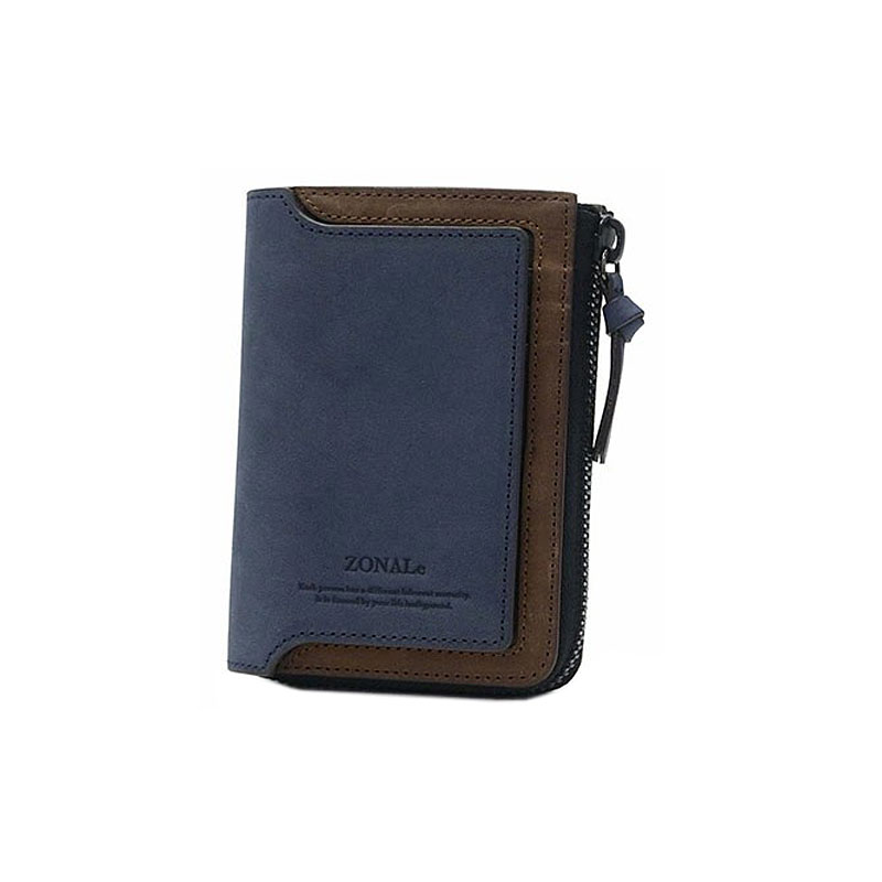 ゾナール ZONALe L字ファスナー ２つ折り財布 STRATO ストラト 31354 二つ折り財布 折り財布 Book型 日本製 ボックス型小銭入れ ミニマル |  | 02