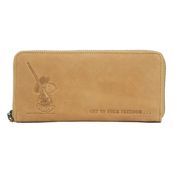 ピーナッツ PEANUTS スヌーピー SNOOPY ラウンドファスナー長財布 FREEDOM 37261 正規取扱店 |  | 02