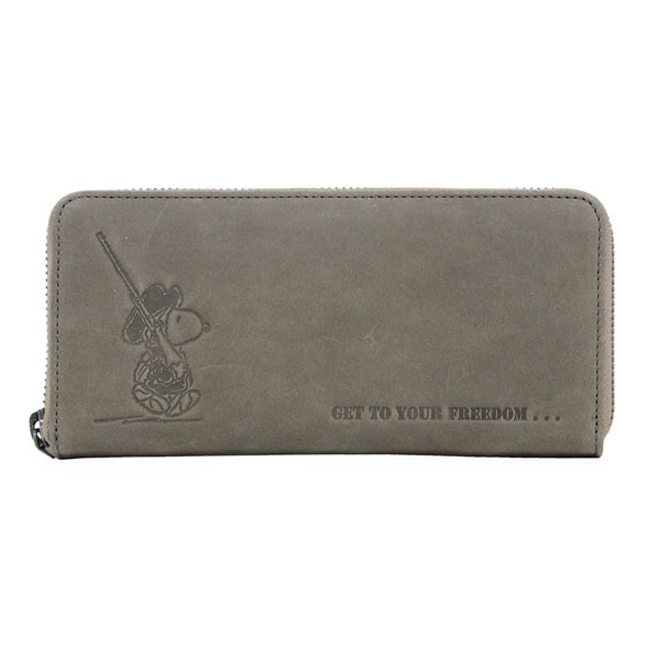 ピーナッツ PEANUTS スヌーピー SNOOPY ラウンドファスナー長財布 FREEDOM 37261 正規取扱店 |  | 01