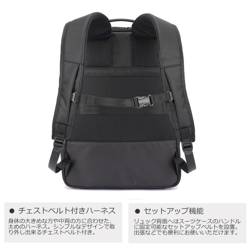 ace. GENE LABEL エースジーン ACEGENE ビジネスリュック B4 PC収納