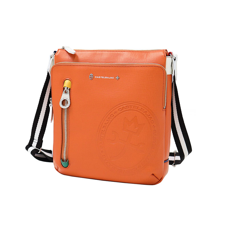 カステルバジャックCASTELBAJAC ショルダーバッグ　オレンジ　値段交渉可 CASTELBAJAC（カステルバジャック） パセ ミニショルダーバッグ 斜め