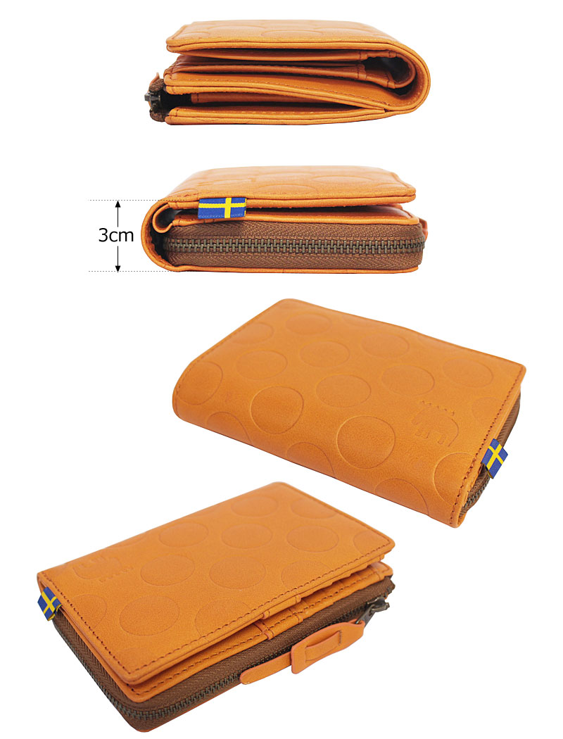 モズ MOZ moz 2つ折り財布 dot ドット 86045 ヘラジカ 北欧 レザー