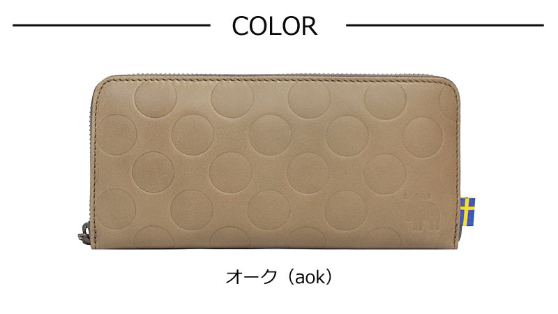 MOOMIN（ムーミン） モズ MOZ moz ラウンドファスナー長財布 dot