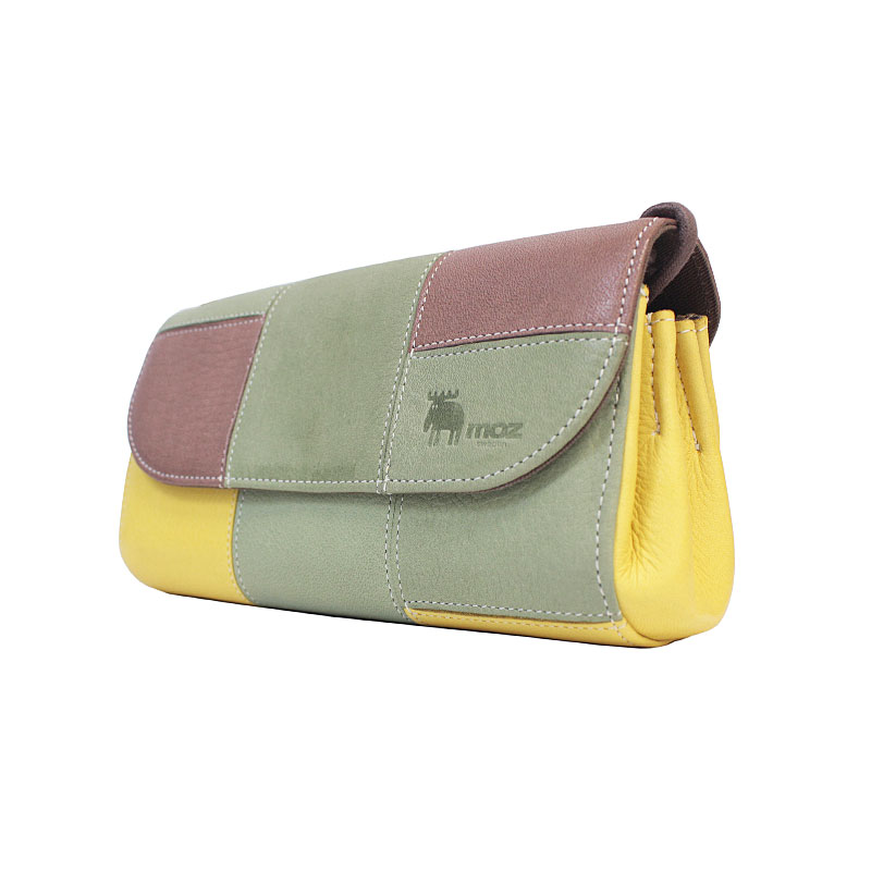 モズ MOZ moz マルチポシェット マルチケース ELK エルク 86067 ヘラジカ 北欧 イタリアンレザー パッチワーク つぎはぎ カラフル | moz | 02