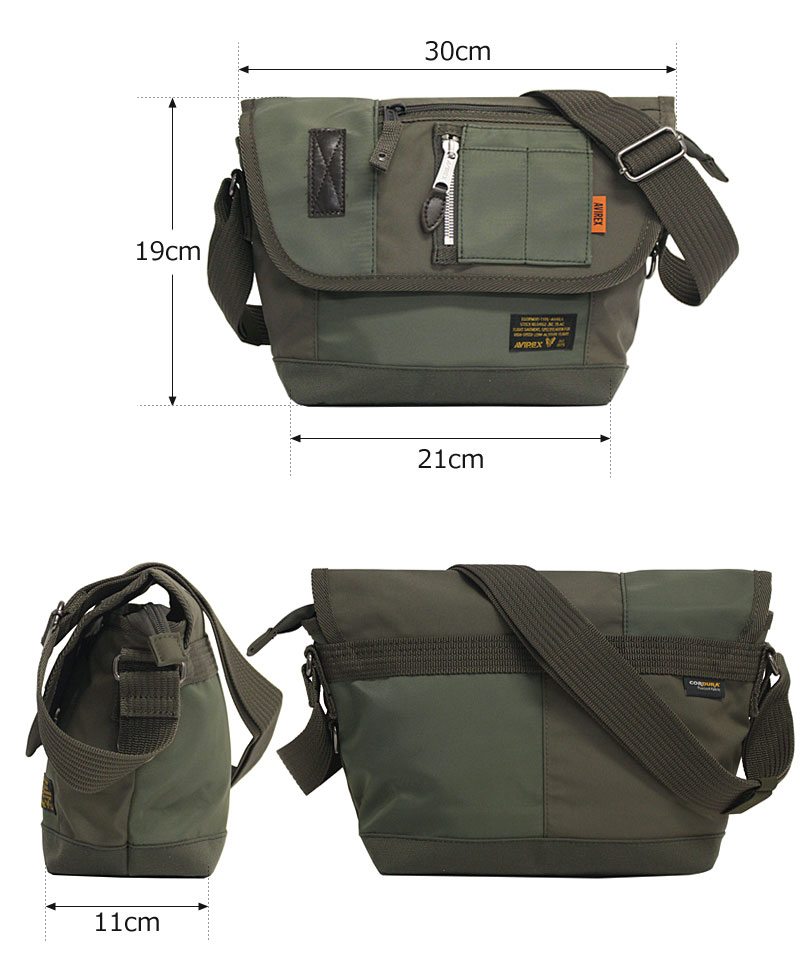 AVIREX アヴィレックス ショルダーバック メッセンジャーバッグ AVIREX（アヴィレックス） メッセンジャーバッグ ショルダーバッグ 斜