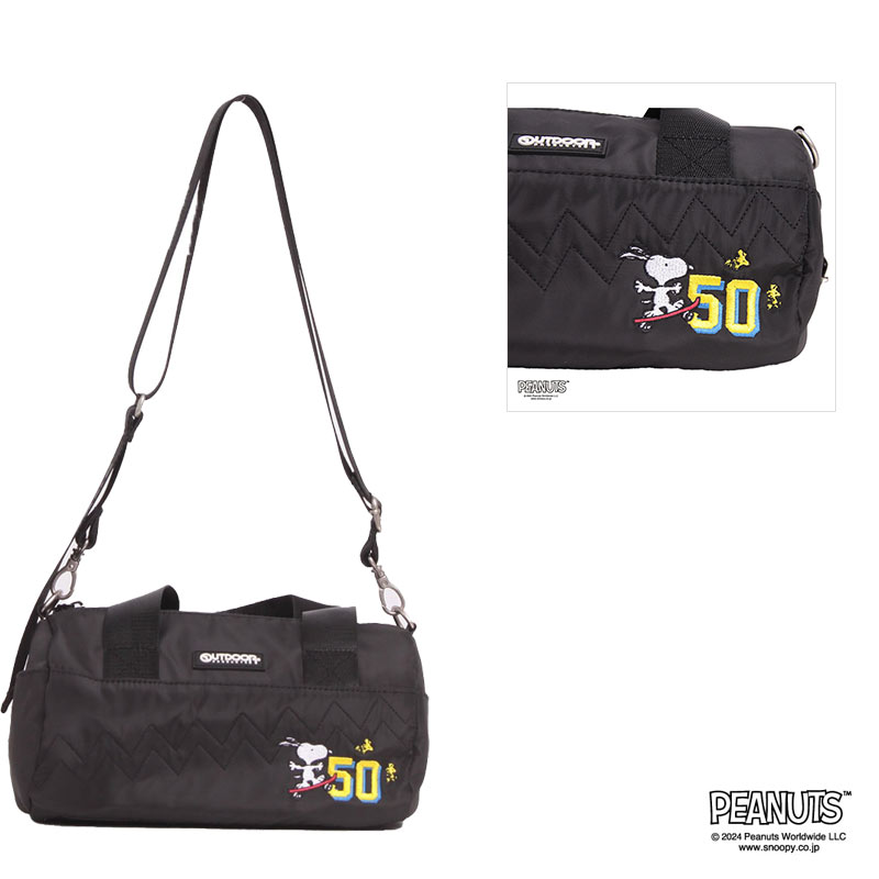 閉店セール/50%OFF OUTDOOR PRODUCTS アウトドアプロダクツ 2WAY ロールボストンショルダーバッグ ODB027  PEANUTS ピーナッツ スヌーピー SNOOPY  返品交換不可 | OUTDOOR PRODUCTS | 03
