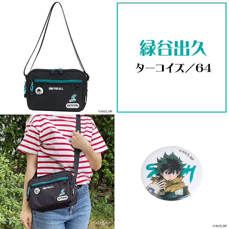 OUTDOOR PRODUCTS 僕のヒーローアカデミア×OUTDOOR 缶バッチ付き