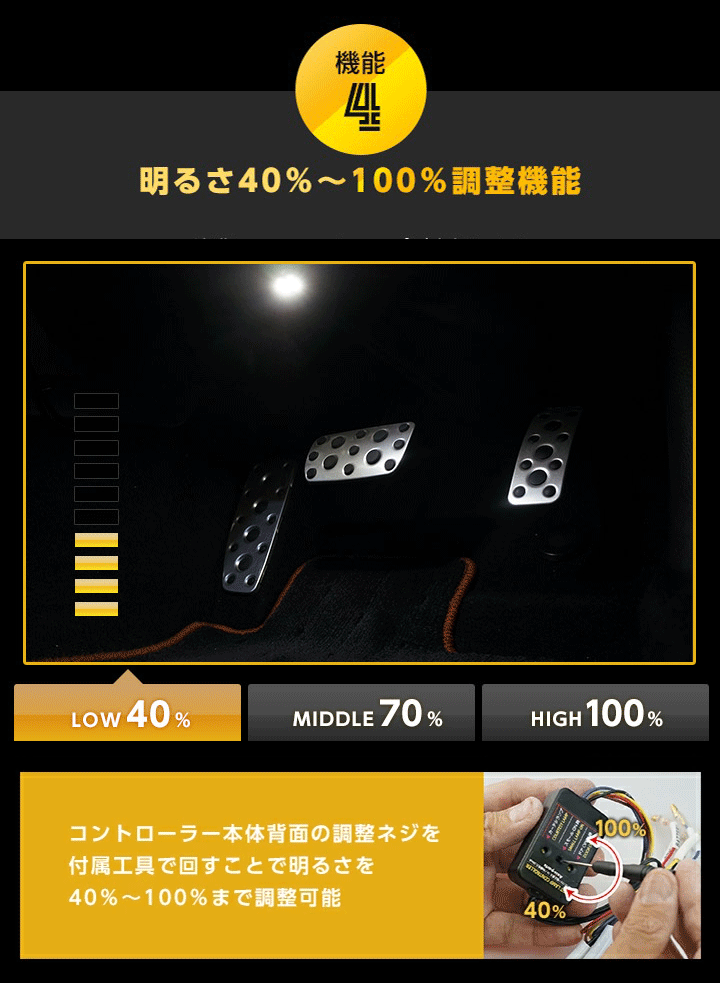 フェアレディ LEDフットランプキット 日産 フェアレディZ(型式