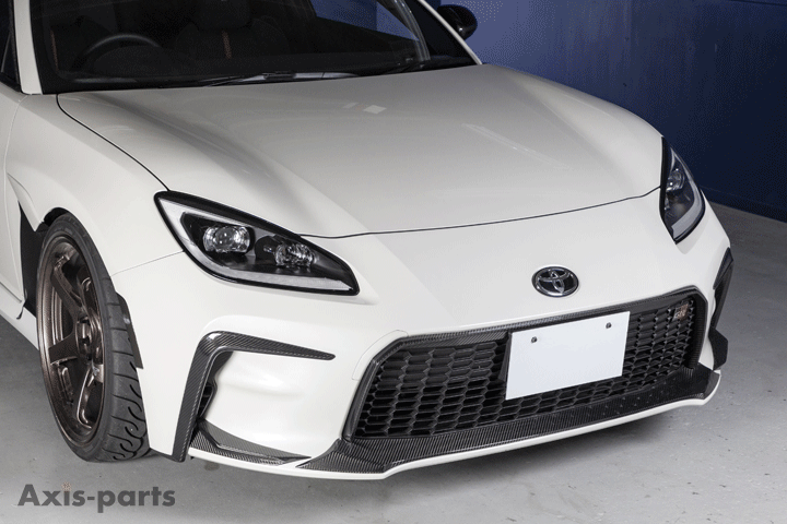 BRZ （受注生産）ドライカーボン製 フロントサイドカナード 4点