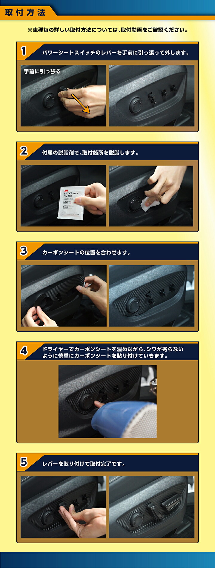 ホンダ ZR-V(型式：RZ(年式：R5.4〜))用 カーボンシート パワー