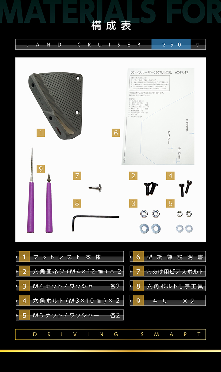 【専用】 オーダーページ レイ様 ランドクルーザー (意匠登録出願済)トヨタ ランドクルーザー250