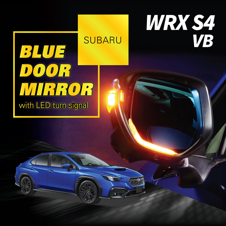 LEDウィンカー付ドアミラー Bタイプ ブルー レヴォーグ・WRX-STI・XV