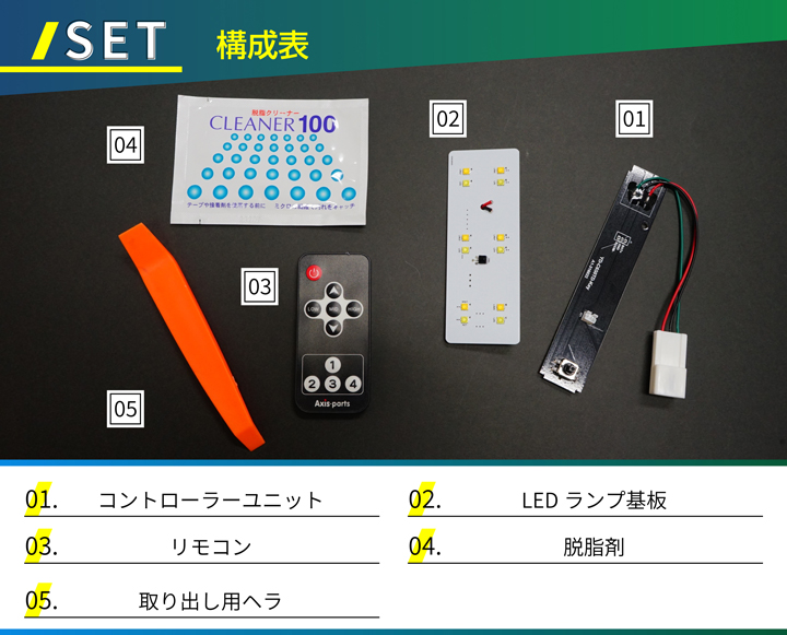 LEDセンターランプキット トヨタ ノア/ヴォクシー(NOAH/VOXY)(90