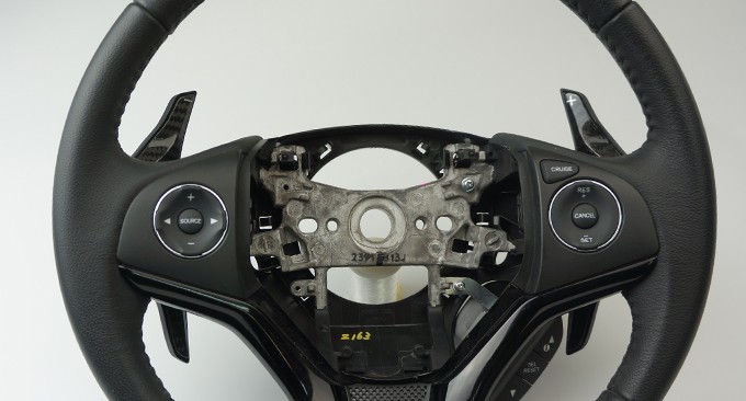 7月末入荷予定）ホンダ用ドライカーボン製パドルシフトカバー
