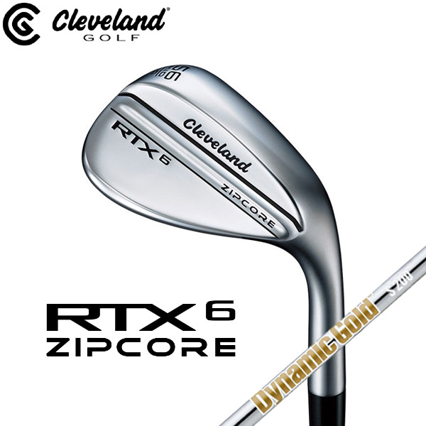 【ツアーサテン/RTX6 ZIPCORE】クリーブランドジップコアウェッジ 正規品 DynamicGold（S200）【12665】 :100 7WG M CG 12665:アクシスR D