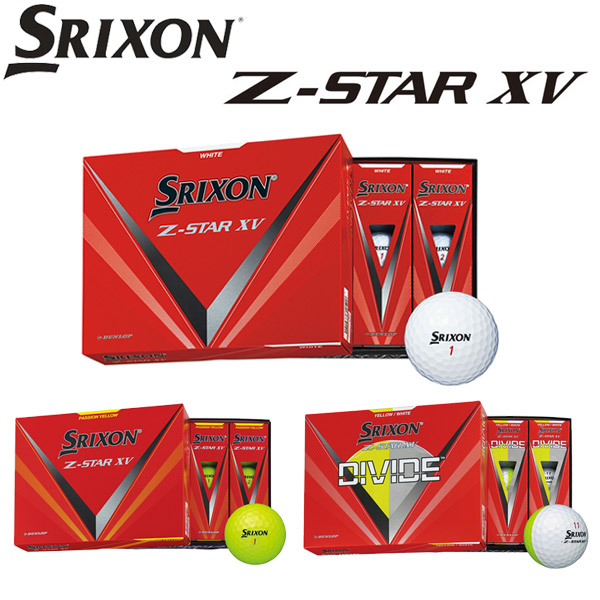 【SALE】◆XV◆スリクソン【日本仕様】23年 Z-STAR XV ゴルフボール 1ダース（12球）【12692】｜axisrd