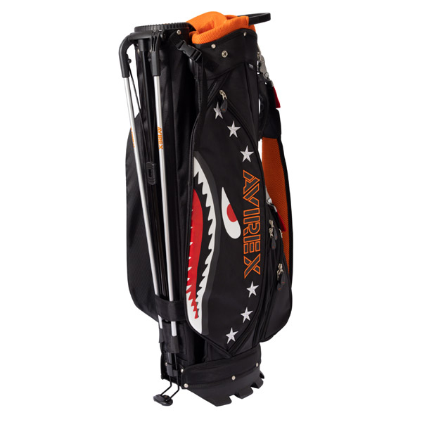 アヴィレックス キャディバッグ 【AVG3F-BA6】【ブラック】 AVIREX