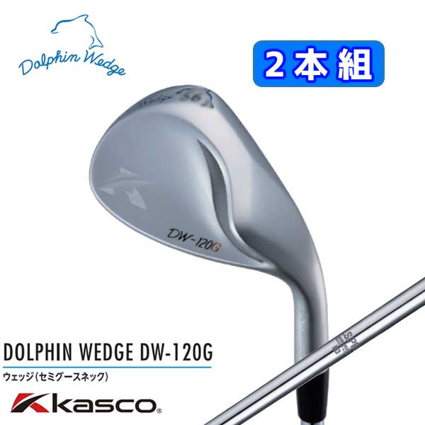 2本組【DW-120G/クロム】キャスコ ドルフィンウェッジ N.S.PRO 950GHスチール メンズ【12893】【00447】