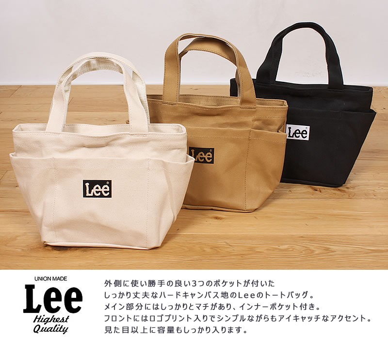 Lee リー ポケットミニトート キャンバス トートバッグ QPER60