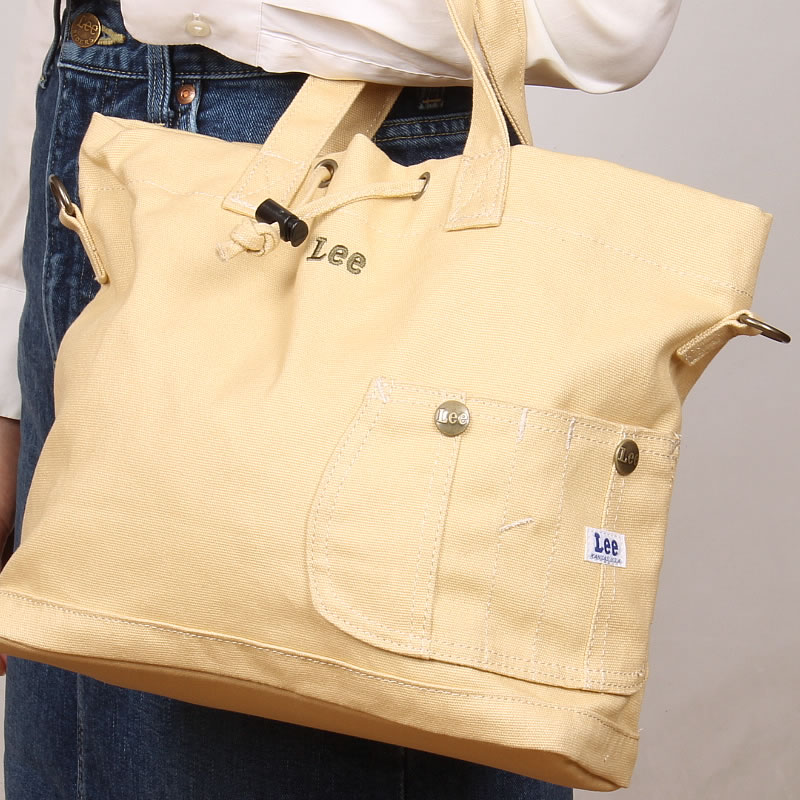 Lee Lee 巾着 2WAYバッグ 帆布 Lee リー QFUN60 : AXS SANSHIN