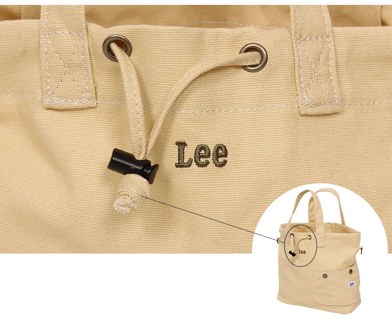 Lee Lee 巾着 2WAYバッグ 帆布 Lee リー QFUN60 : AXS SANSHIN