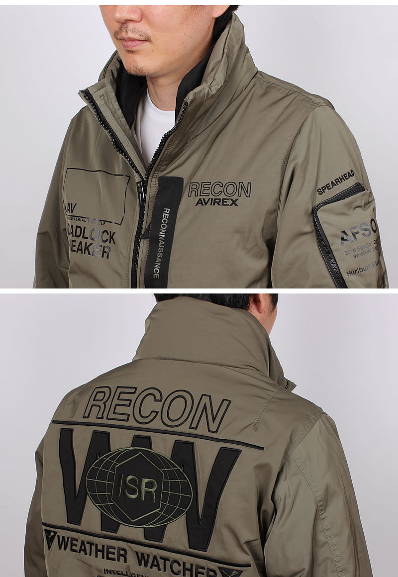 ≪ラスト1点！XXLサイズ≫SALE AVIREX アビレックス フライトジャケットウェザーウォッチャー FLIGHT JACKET WEATHER  WATCHER AF 6112127