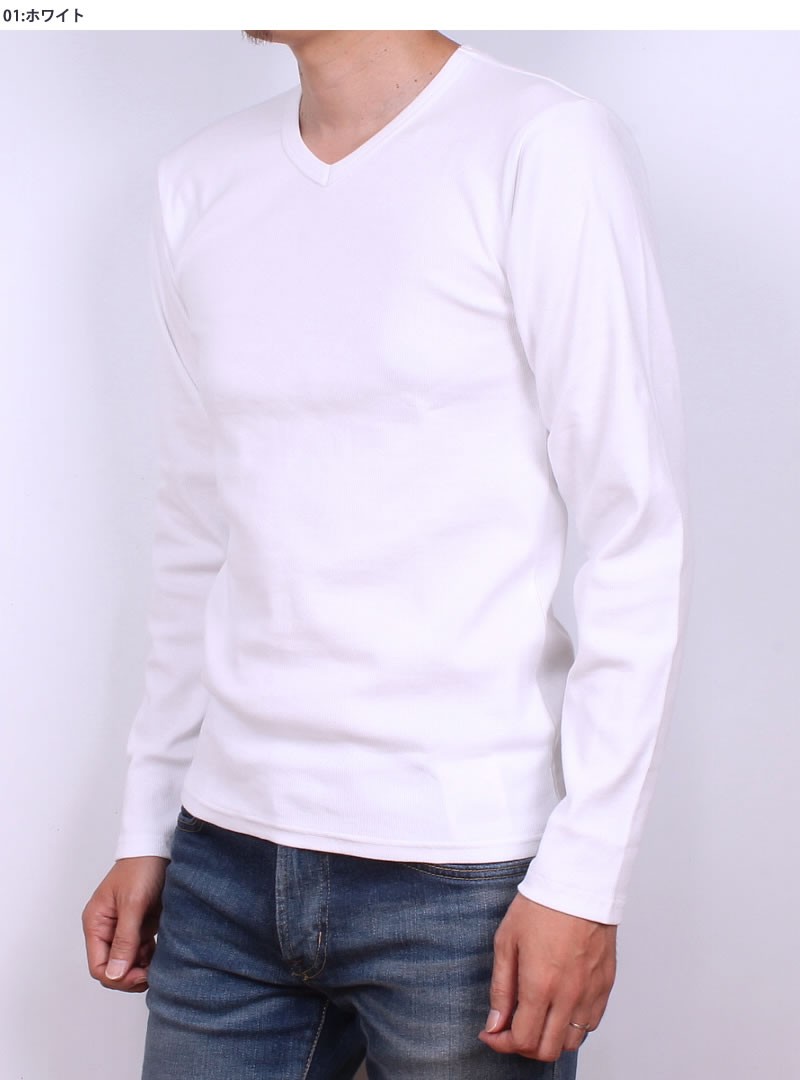AVIREX（アヴィレックス） アビレックス Vネック長袖Tシャツ