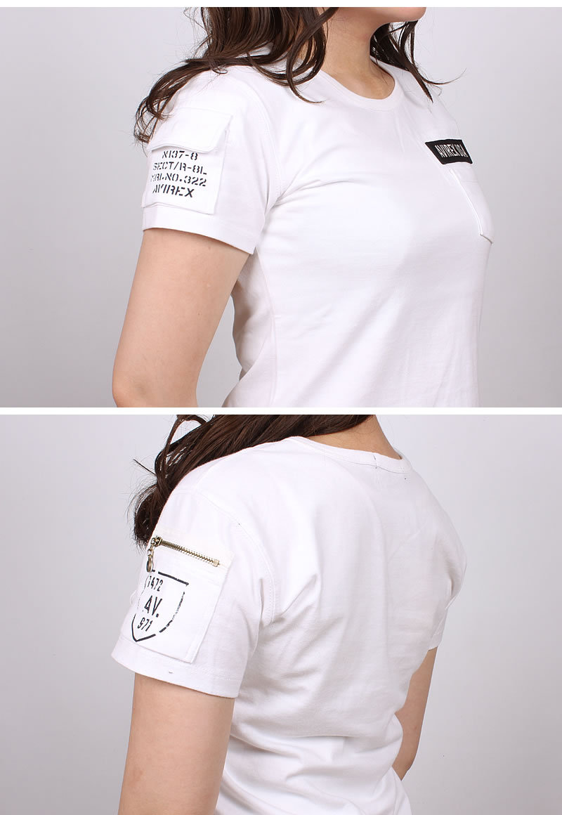WOMEN'S》FATIGUE S/S T-SHIRT/ファティーグ T-シャツ | AVIREX
