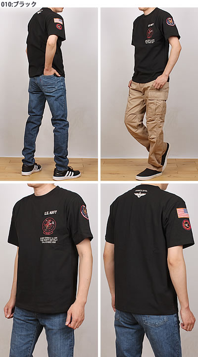 AVIREX アビレックス スクワッド パッチ ダスト デビルTシャツ