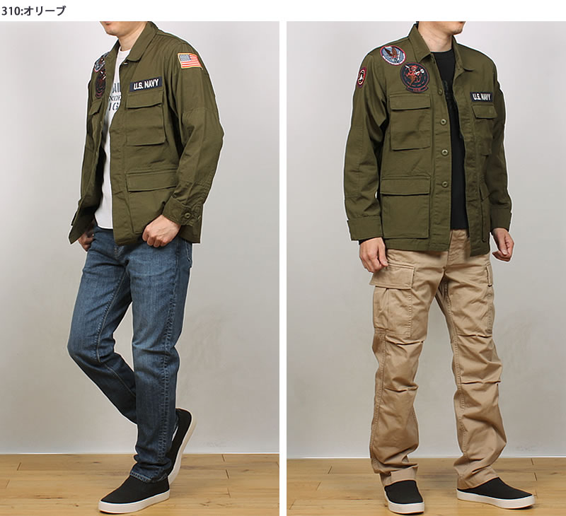 5%OFF AVIREX アビレックス コットン リップストップ BDU 