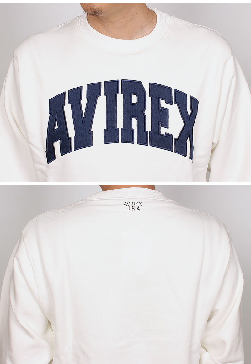 AVIREX（アヴィレックス） アビレックス デイリーシリーズ 裏起毛 ロゴ