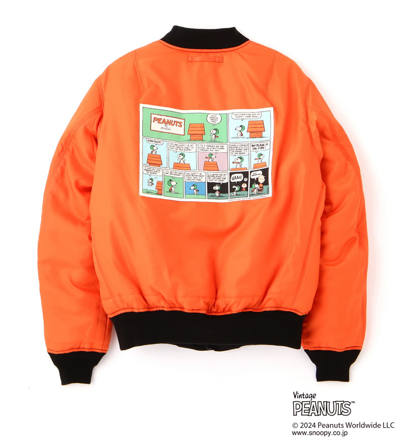 AVIREX アビレックス MA-1 PEANUTS ピーナッツ FLYING ACE 