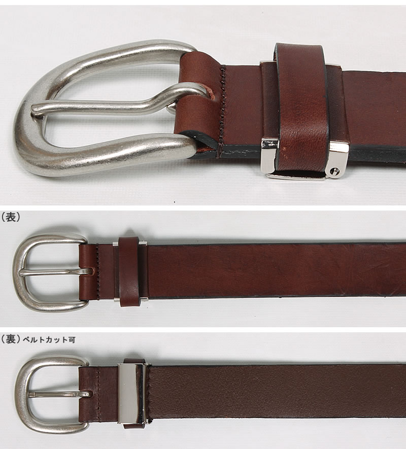 ビンテージワークス Xアヴィレックス Cバックル 肉厚レザー