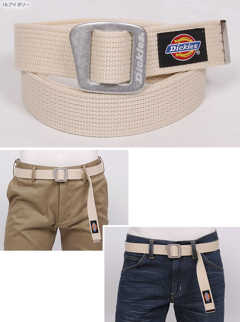 Dickies ディッキーズ Alumi Buckle Belt (アルミバックルベルト