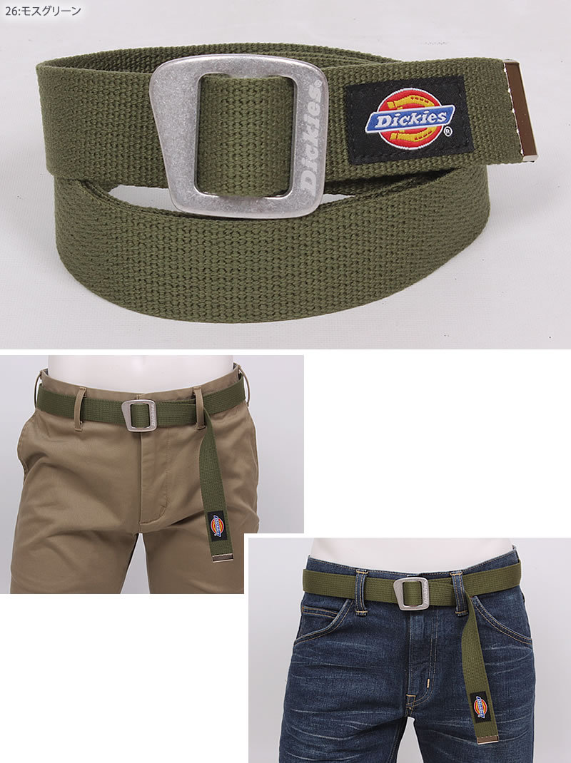 Dickies ディッキーズ Alumi Buckle Belt (アルミバックルベルト