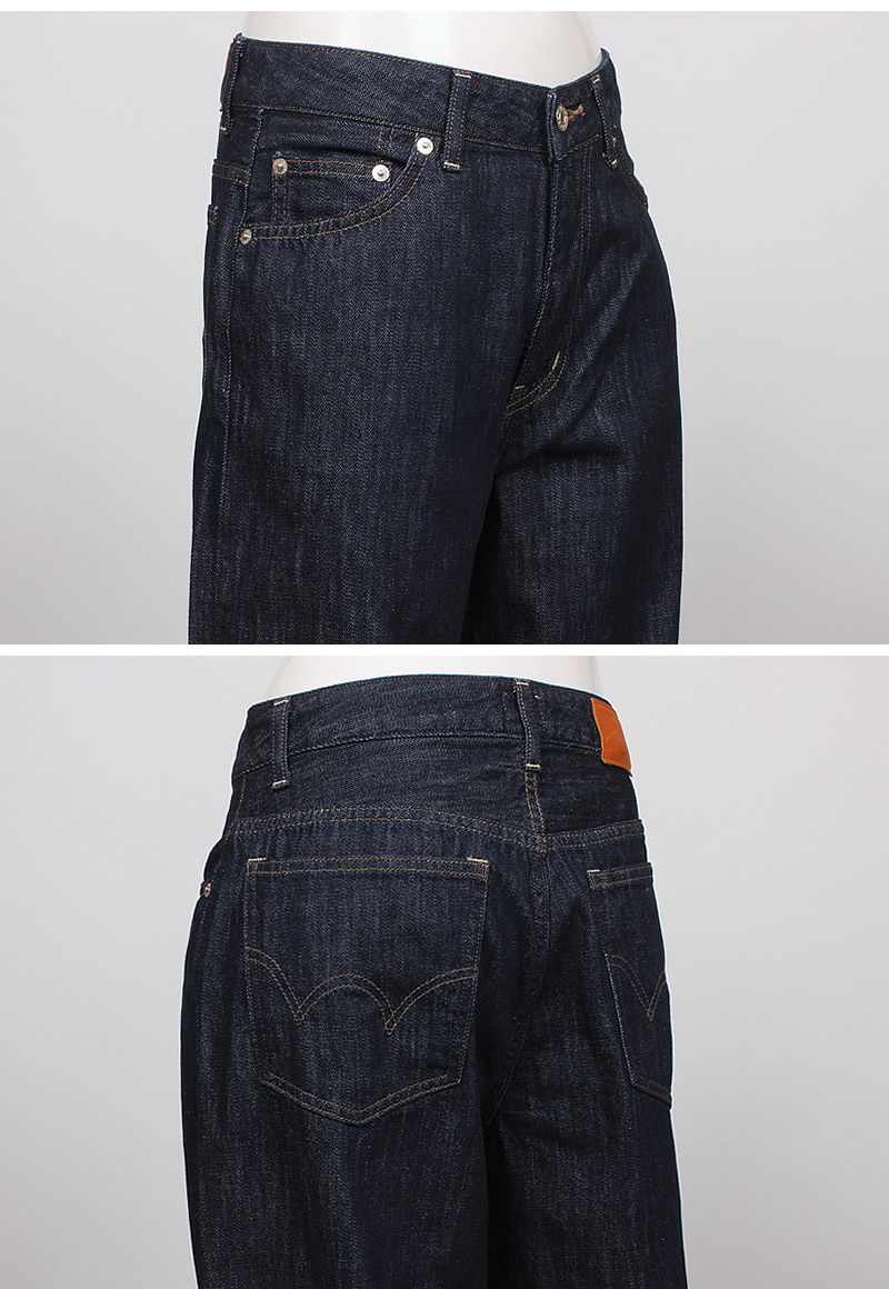 EDWIN デニム風 キャディバッグ 希少 エドウィン ジーパン ジーンズ 美品 505ZX ルーズストレート デニムパンツ ジーンズ セットアップ対応