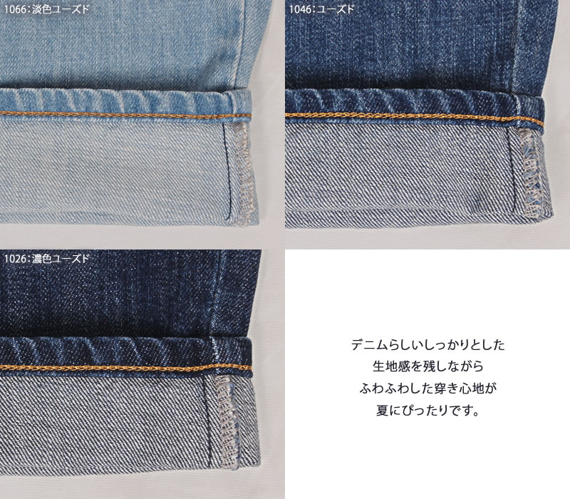 アミティエ　日本製洗える　カットアウト　デニムクロップド　岡山デニム　セレブ サイドカットアウトデニム[AAA5-24B125]｜URBAN RESEARCH公式