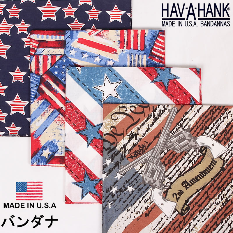 HAV-A-HANK プリントバンダナ American Flag - バンダナ